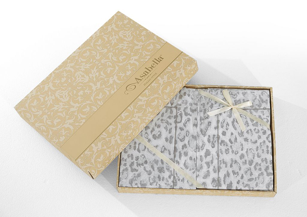 Постельное бельё Asabella 2339-7 семейное 2/160x220 печатный сатин