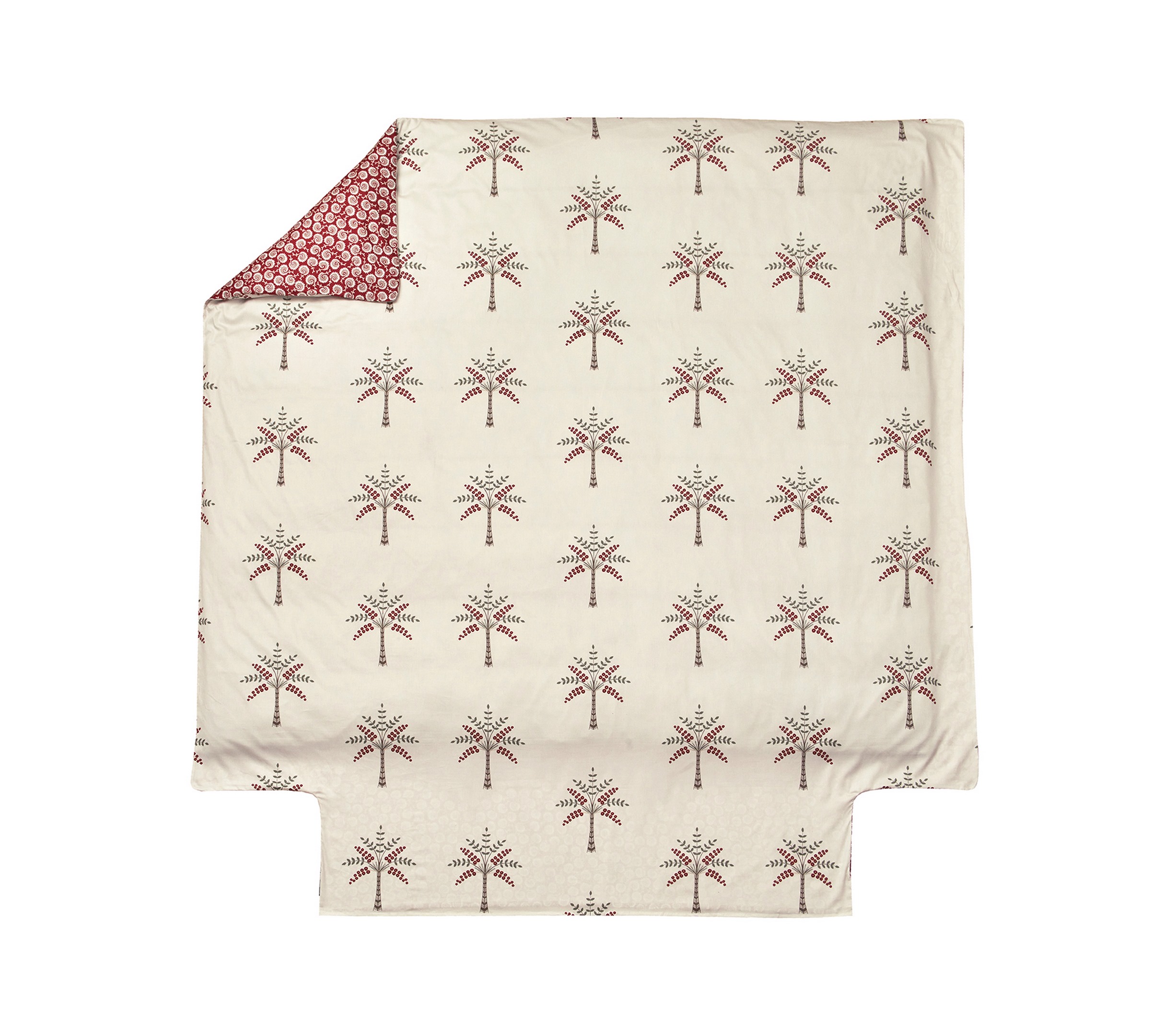 Постельное белье Blanc des Vosges Palm Gove Grenade евро 200х220 хлопок сатин