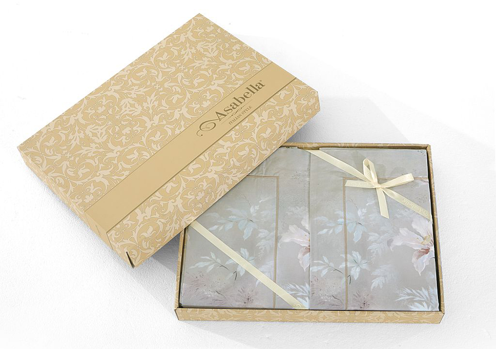 Постельное бельё Asabella 2318-6 евро 200x220 люкс-сатин