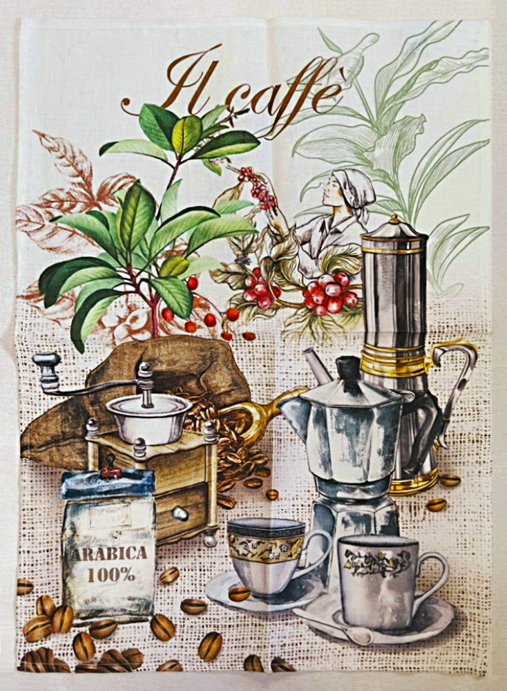 Полотенце кухонное Servalli Caffe 52х72 лён