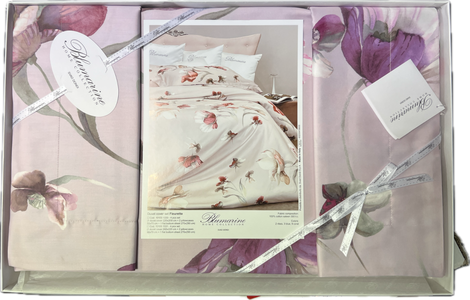 Постельное белье Blumarine Fleurette Ribes евро+ 200х240 мако-сатин