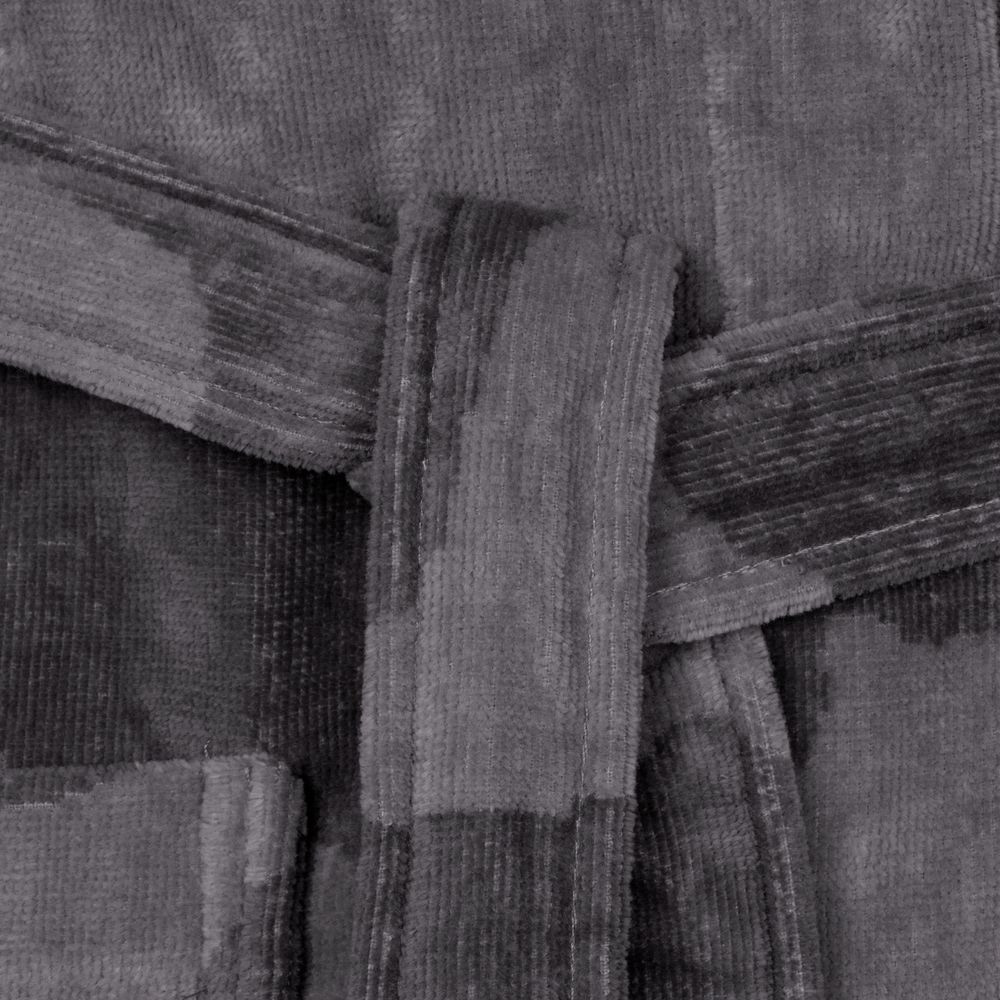 Халат велюровый мужской Vossen Domingo с капюшоном