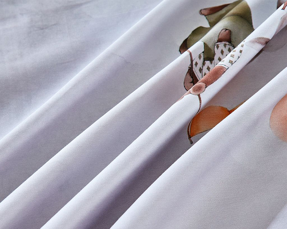 Постельное бельё Asabella 2312-4XS 1,5-спальное 145x205 люкс-сатин