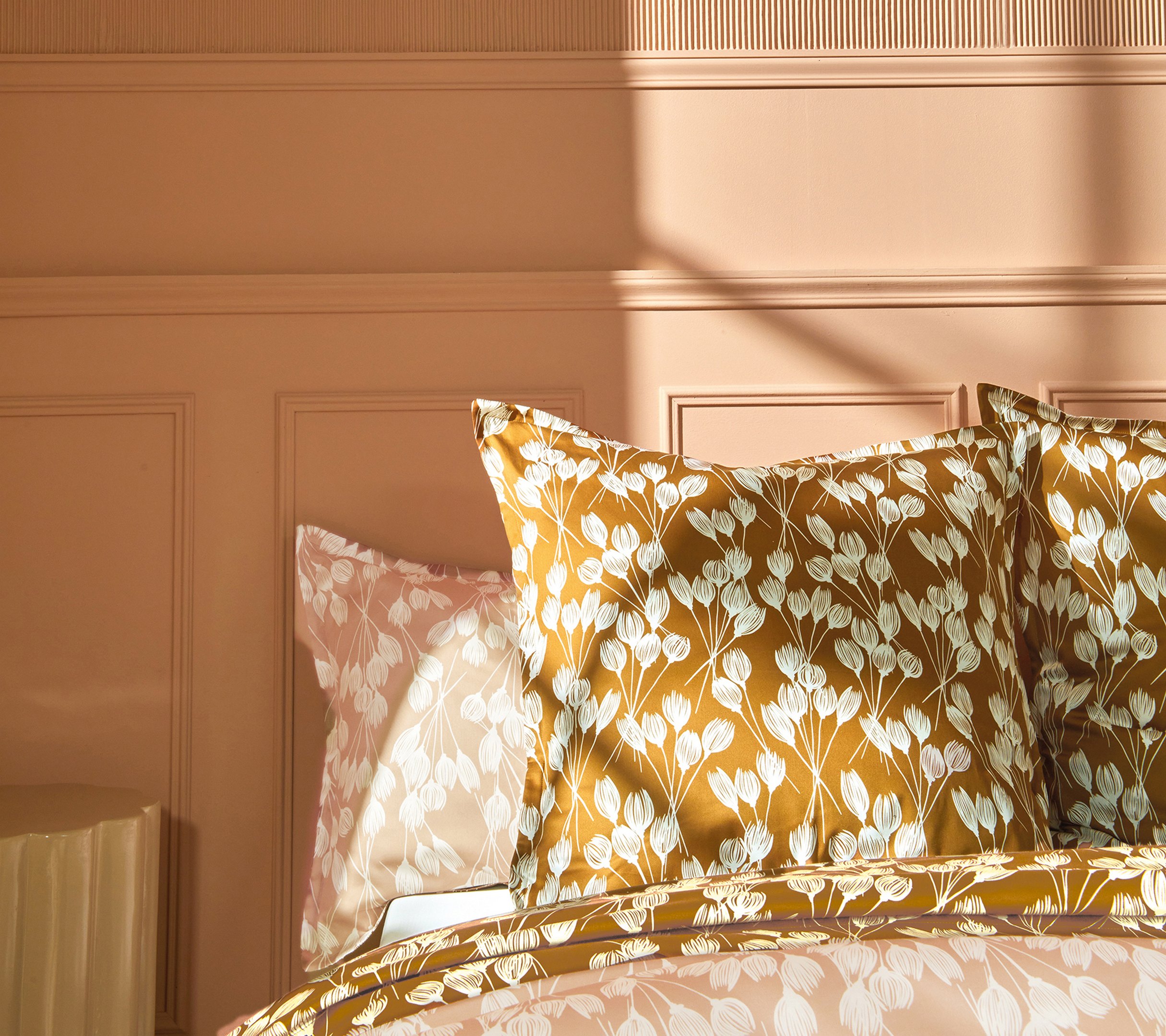 Постельное белье Blanc des Vosges Envolee Cuivre евро 200х220 хлопок сатин