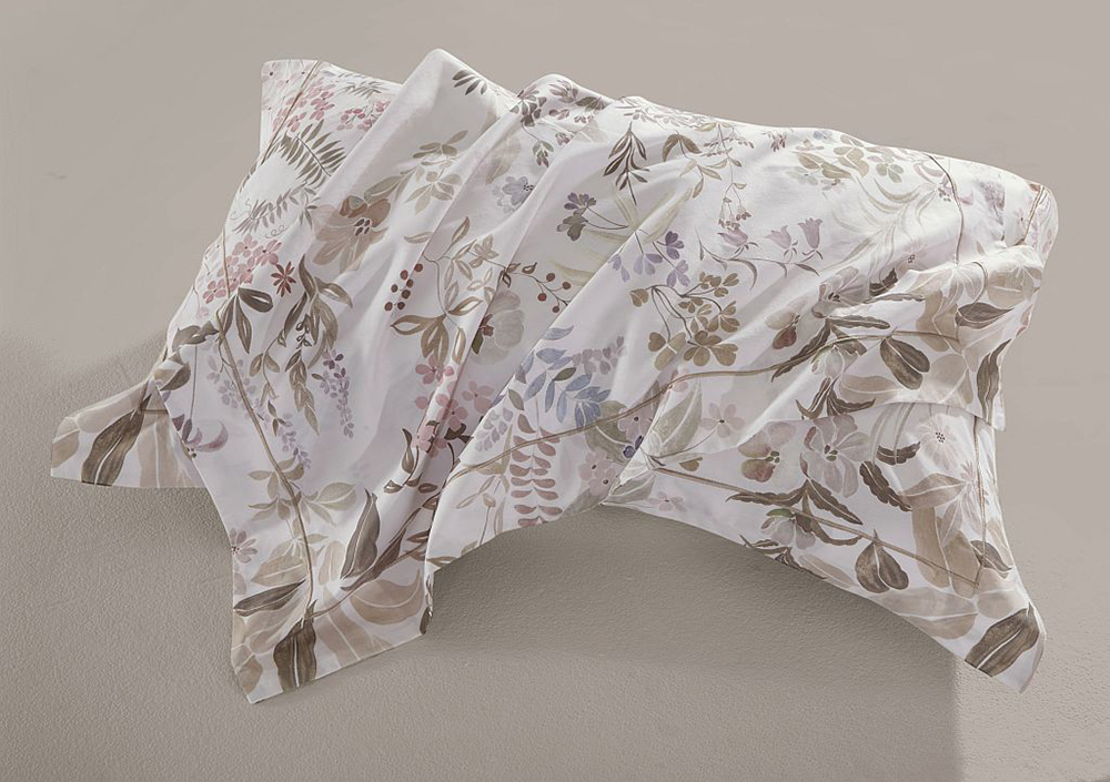 Постельное бельё Asabella 2341-6 евро 200x220 печатный сатин