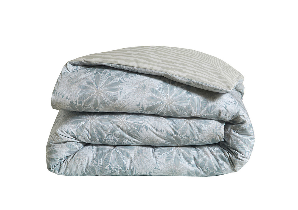 Постельное белье Blanc des Vosges Serenite Bleu Ciel евро 200х220 перкаль