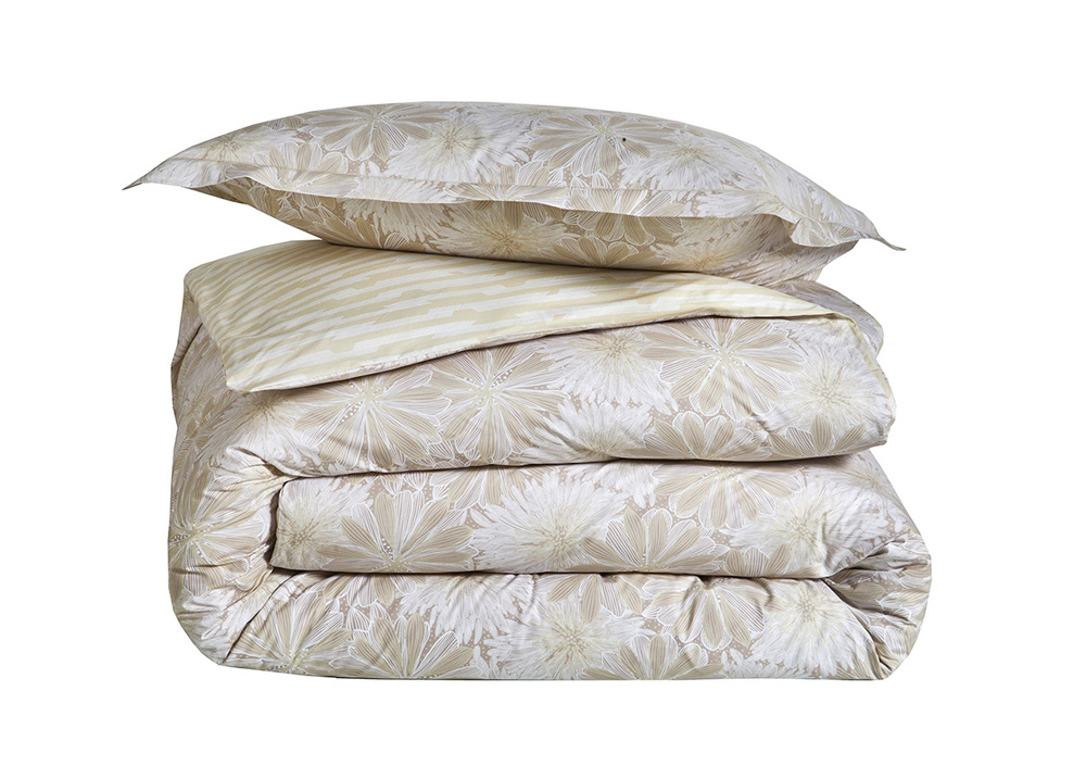 Постельное белье Blanc des Vosges Serenite Sable евро 200х220 перкаль