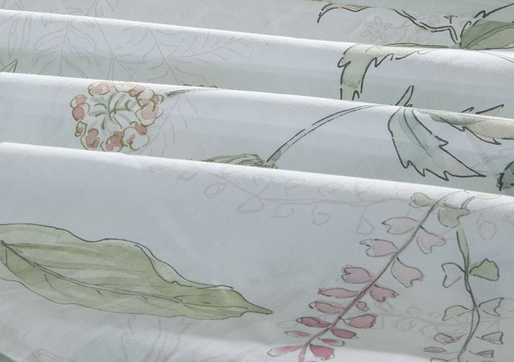 Постельное бельё Asabella 2343-6 евро 200x220 печатный сатин