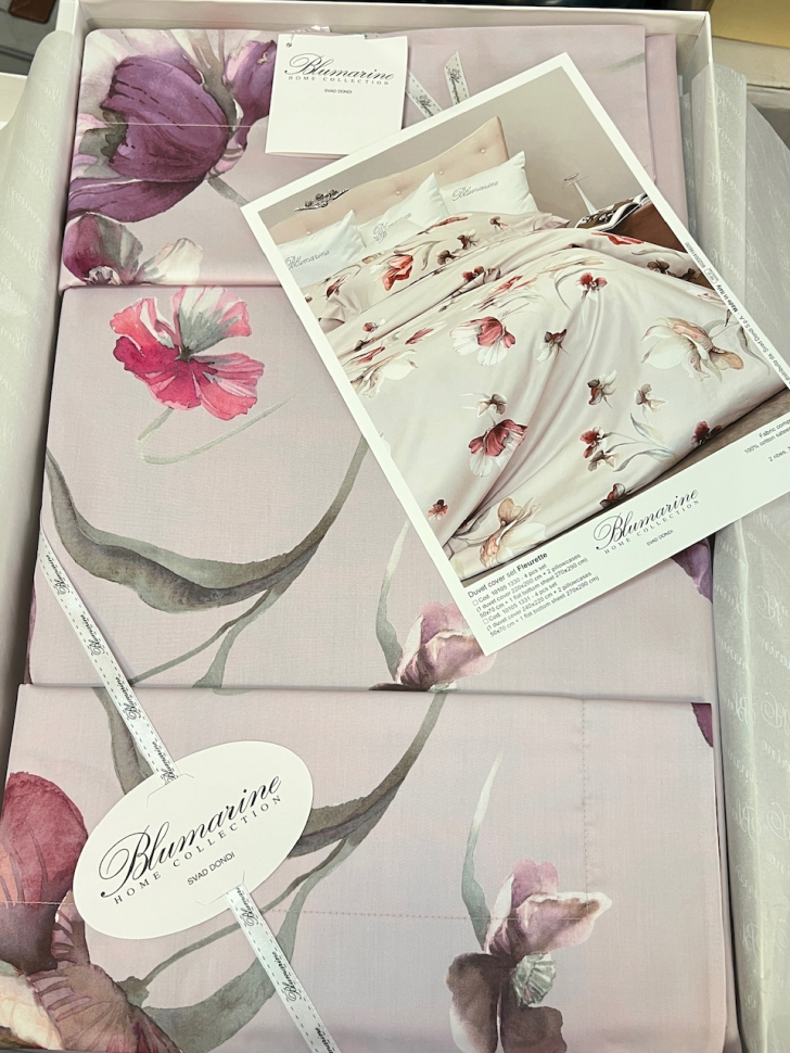 Постельное белье Blumarine Fleurette Ribes евро+ 200х240 мако-сатин