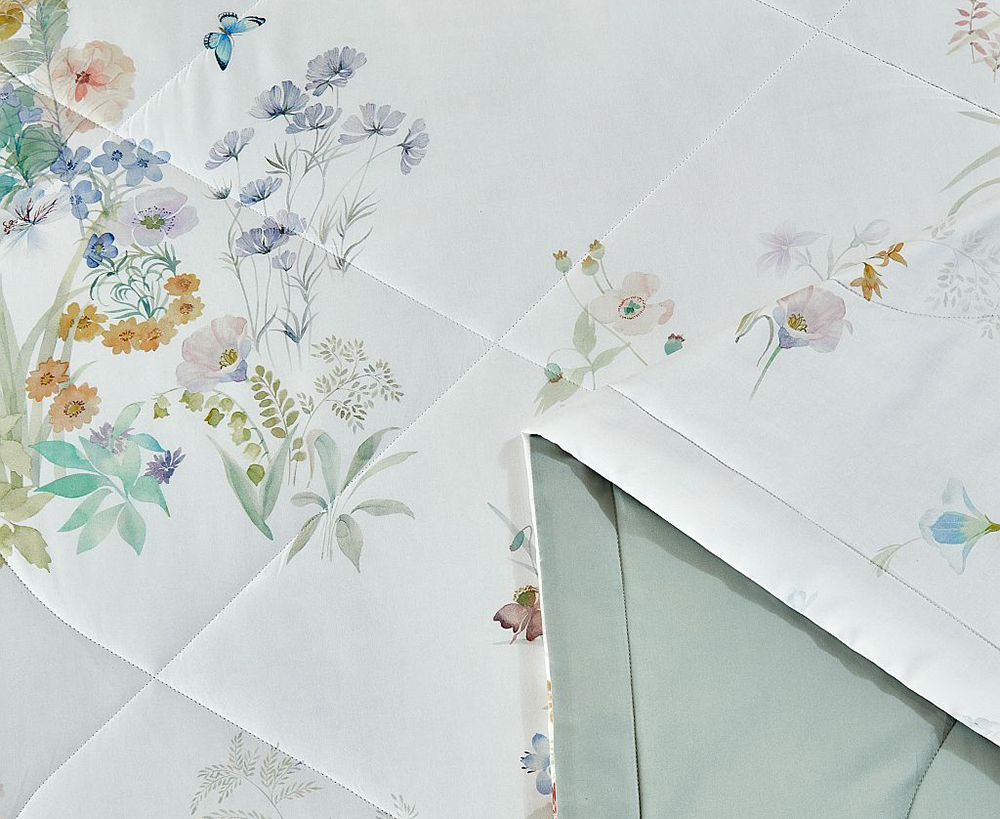 Постельное бельё с одеялом Asabella 2267-OSPS 1.5-спальное 160х220 фланель