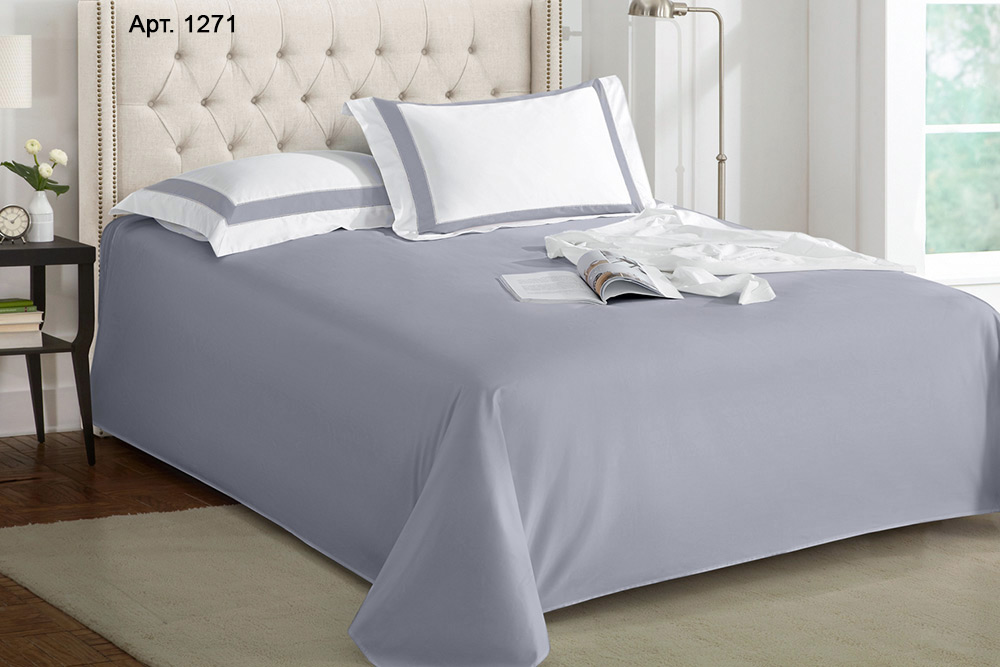 Простыня прямая Sharmes Basic 500ТС 240х260 хлопок пима