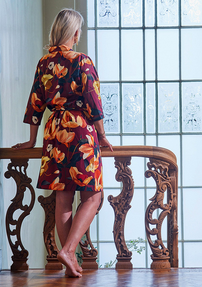 Постельное белье Blanc des Vosges Rhapsodie Grenat евро 200х220 хлопок сатин