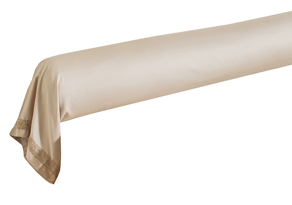 Постельное белье Blanc des Vosges Heritage Chanvre евро 200х220 сатин с кружевом