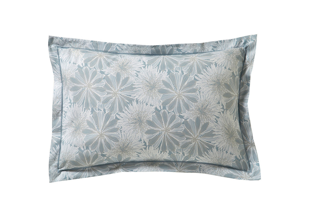 Постельное белье Blanc des Vosges Serenite Bleu Ciel евро 200х220 перкаль