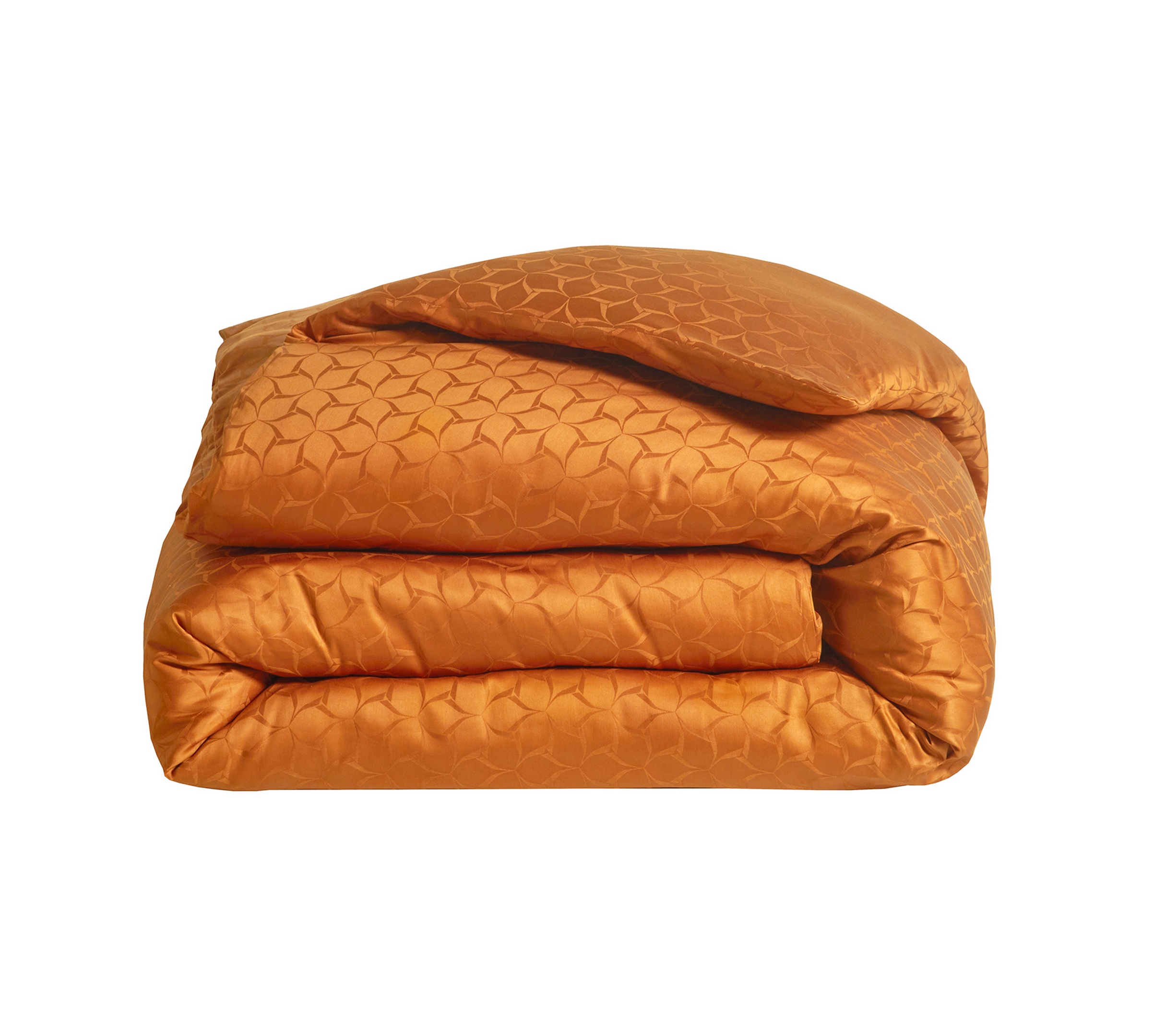 Постельное белье Blanc des Vosges Eole Cognac евро 200х220 сатин-жаккард