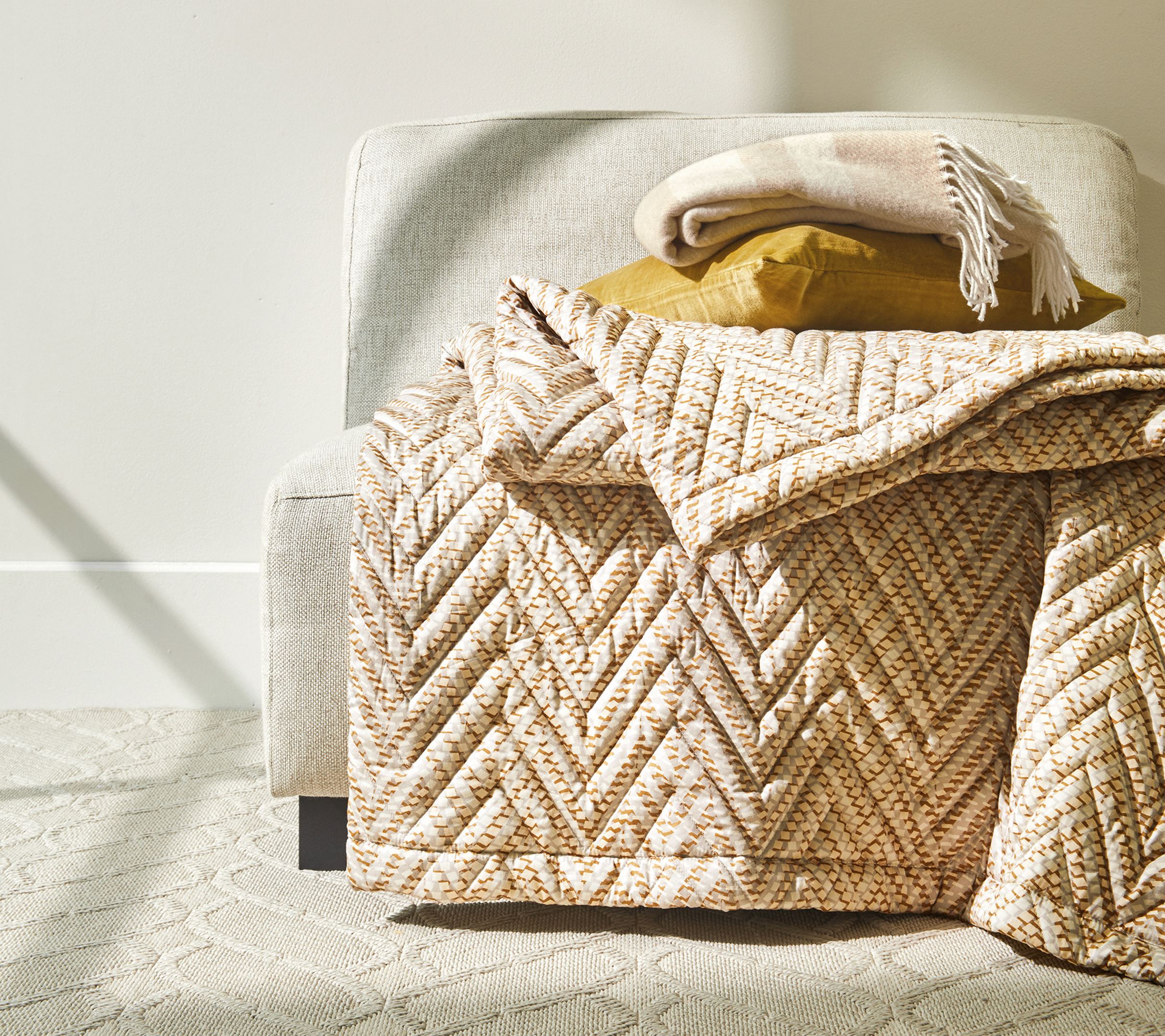 Постельное белье Blanc des Vosges Gravity Dune евро 200х220 хлопок сатин