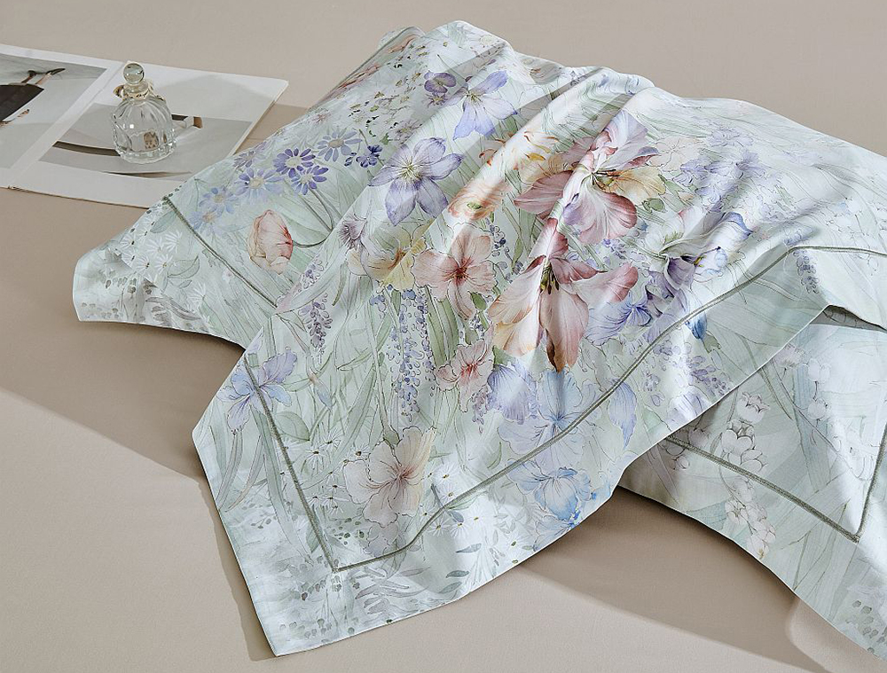 Постельное бельё Asabella 2320-6 евро 200x220 люкс-сатин