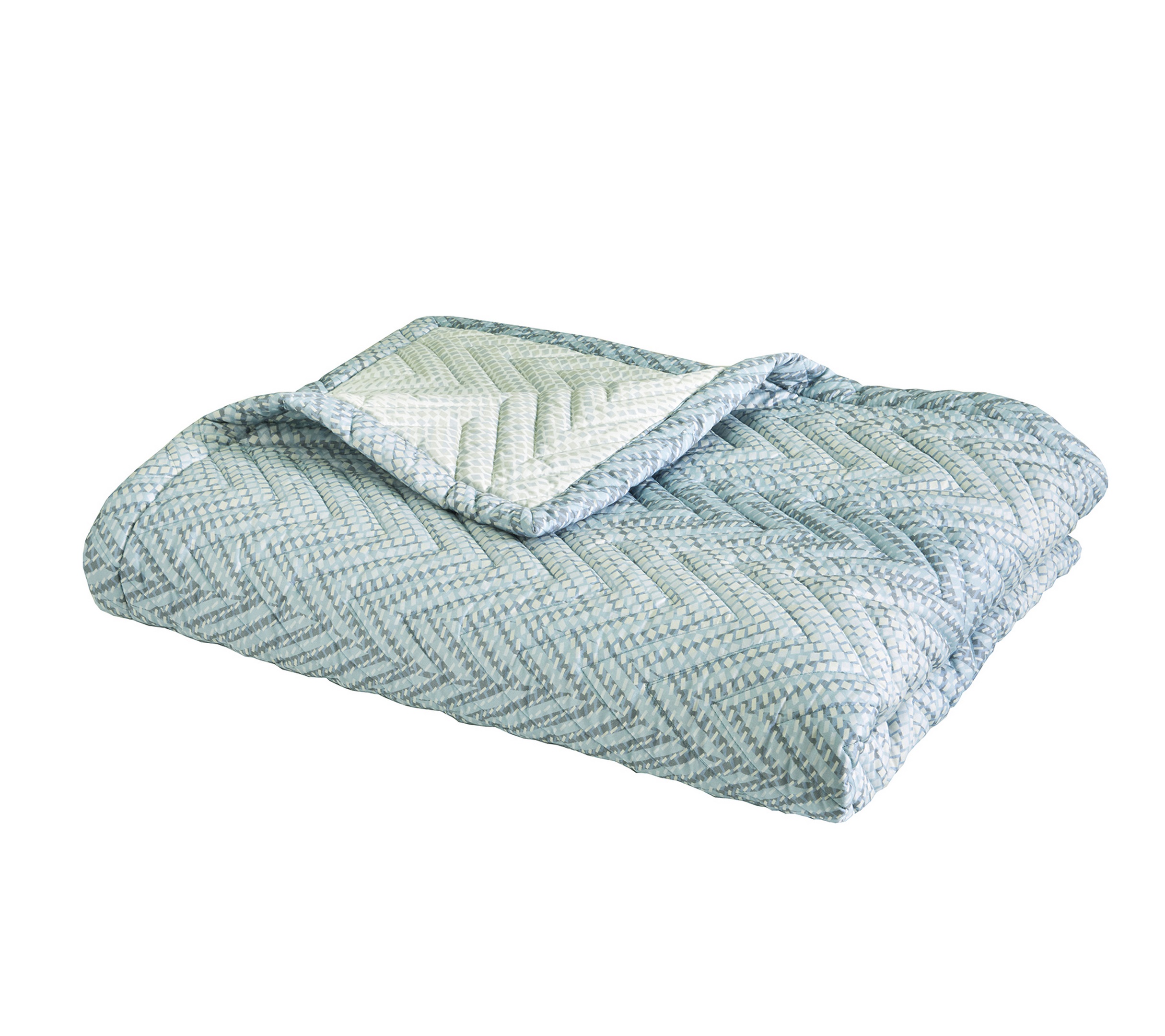 Постельное белье Blanc des Vosges Gravity Bleu Celeste евро 200х220 хлопок сатин