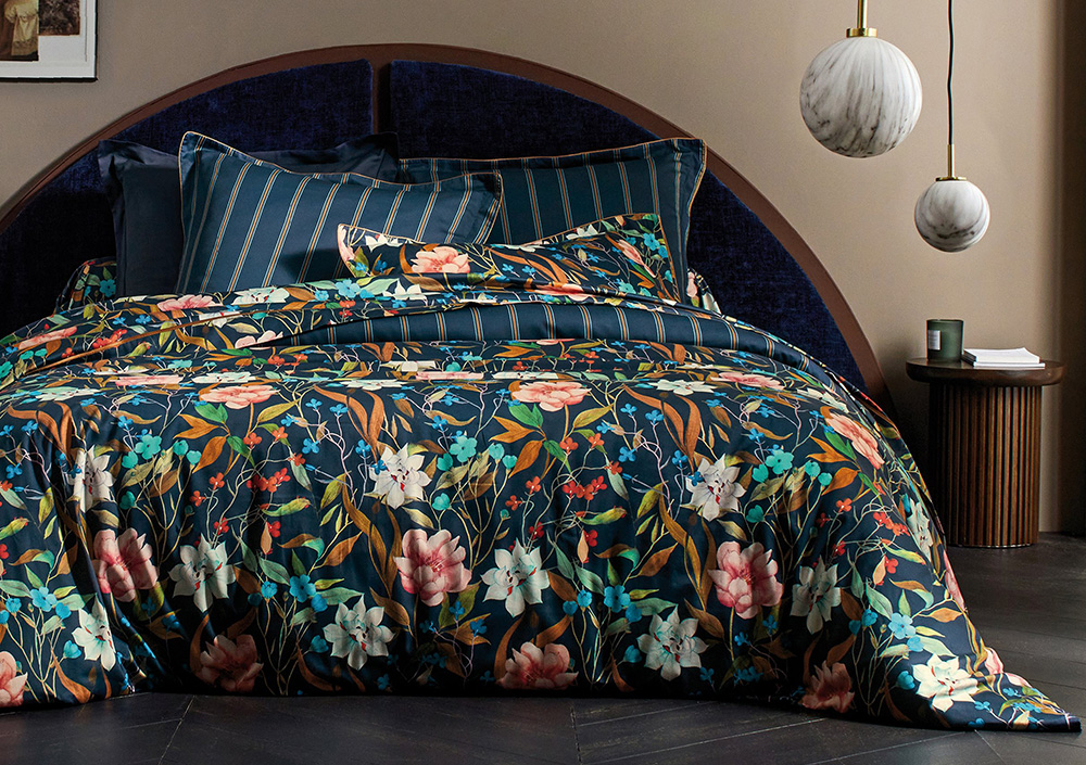 Пододеяльник Blanc des Vosges Giardino Nuit 220х240 хлопок сатин