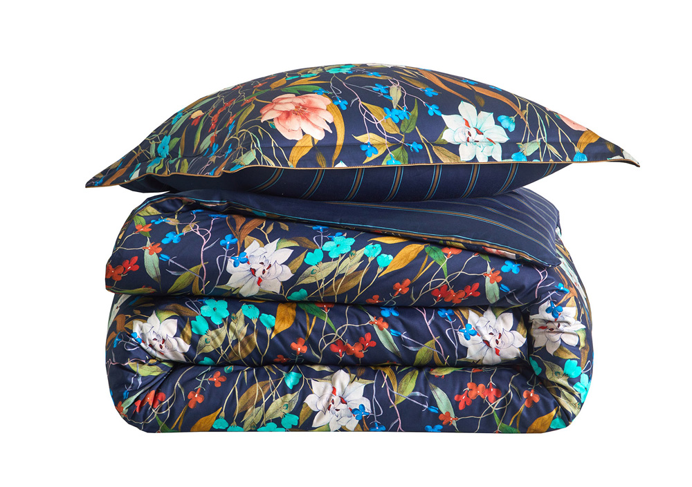 Пододеяльник Blanc des Vosges Giardino Nuit 220х240 хлопок сатин