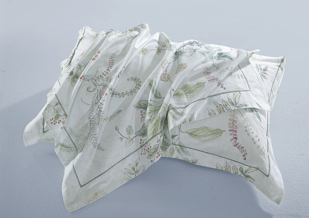 Постельное бельё Asabella 2343-6 евро 200x220 печатный сатин