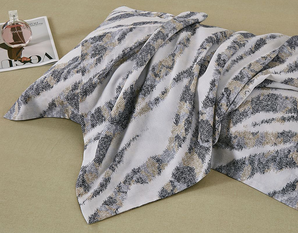 Постельное бельё с одеялом Asabella 2283-2OSP семейное 2/160х220 фланель