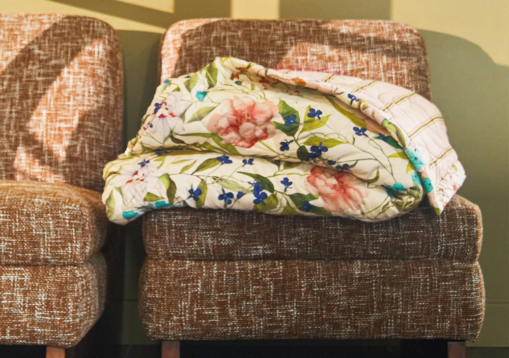 Постельное белье Blanc des Vosges Giardino Naturel евро 200х220 хлопок сатин