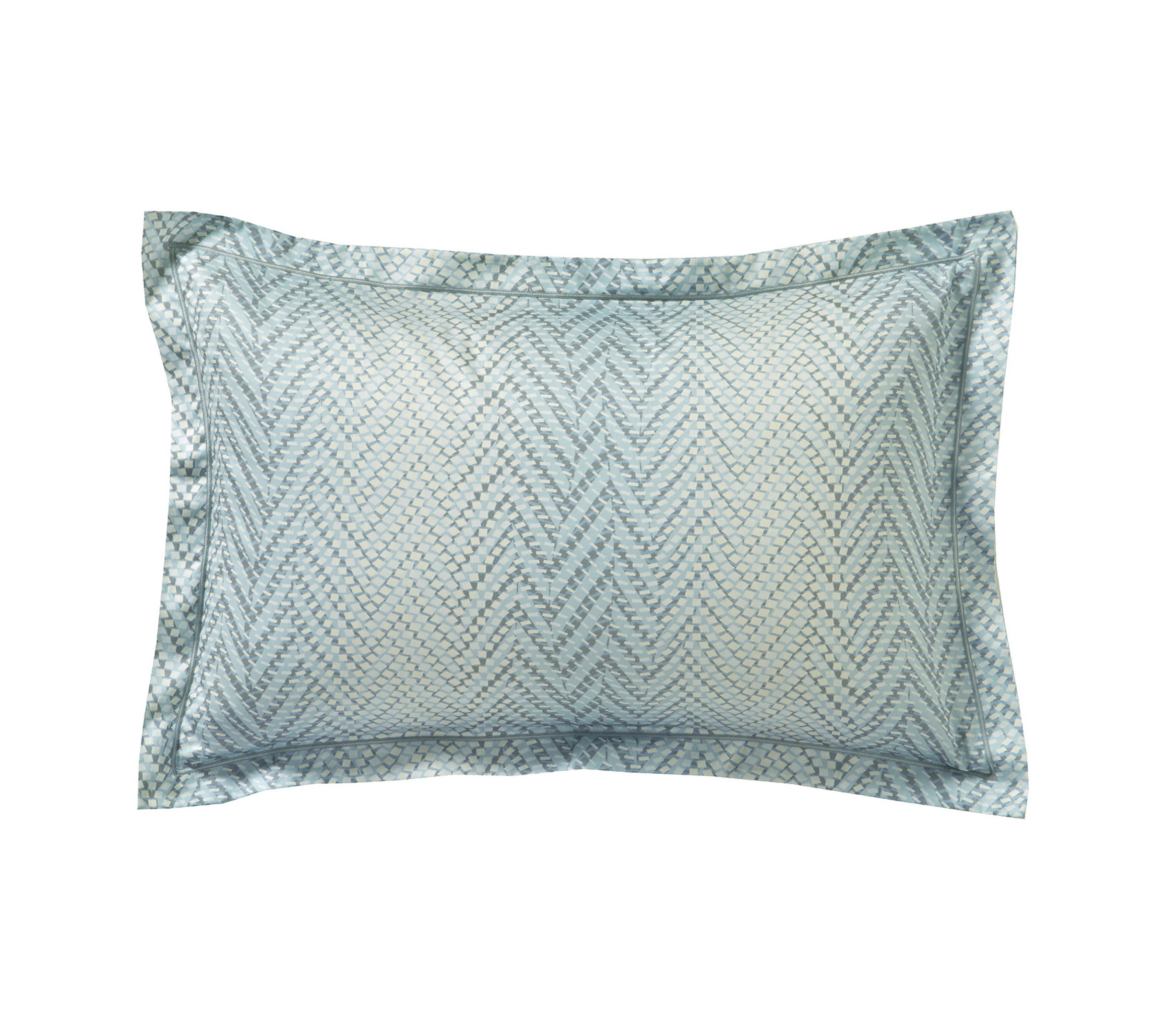 Постельное белье Blanc des Vosges Gravity Bleu Celeste евро 200х220 хлопок сатин