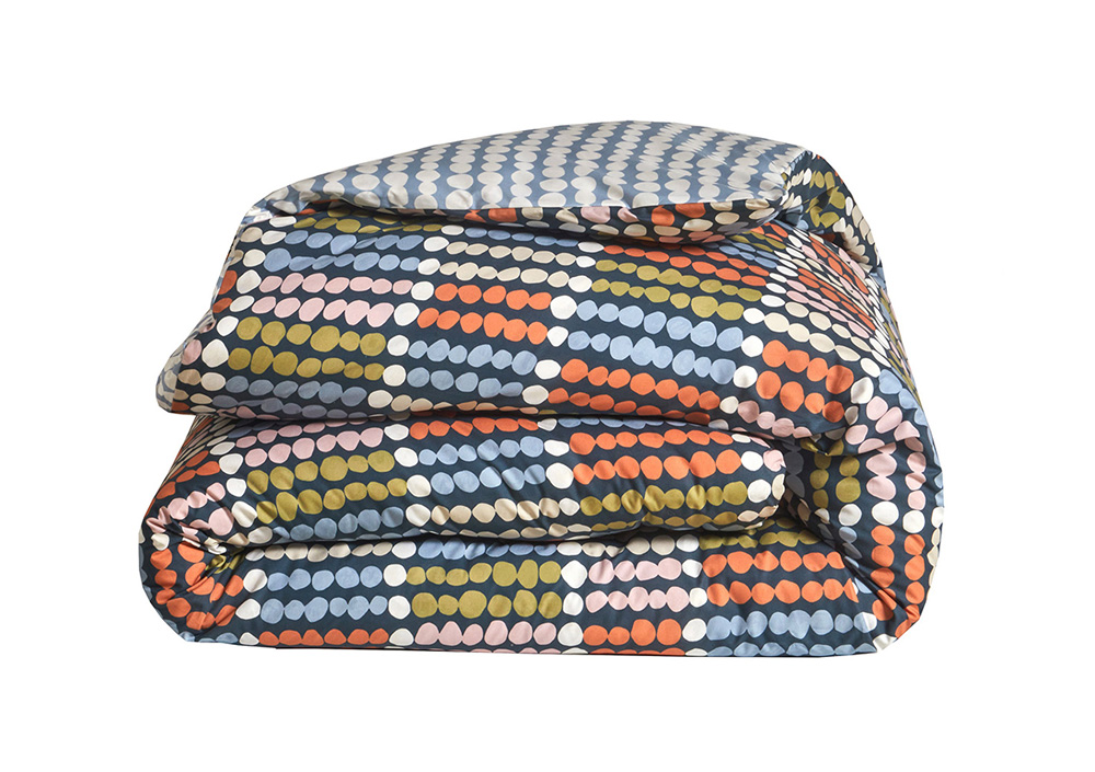 Постельное белье Blanc des Vosges Dots Celeste 1.5 спальное 155х200 перкаль