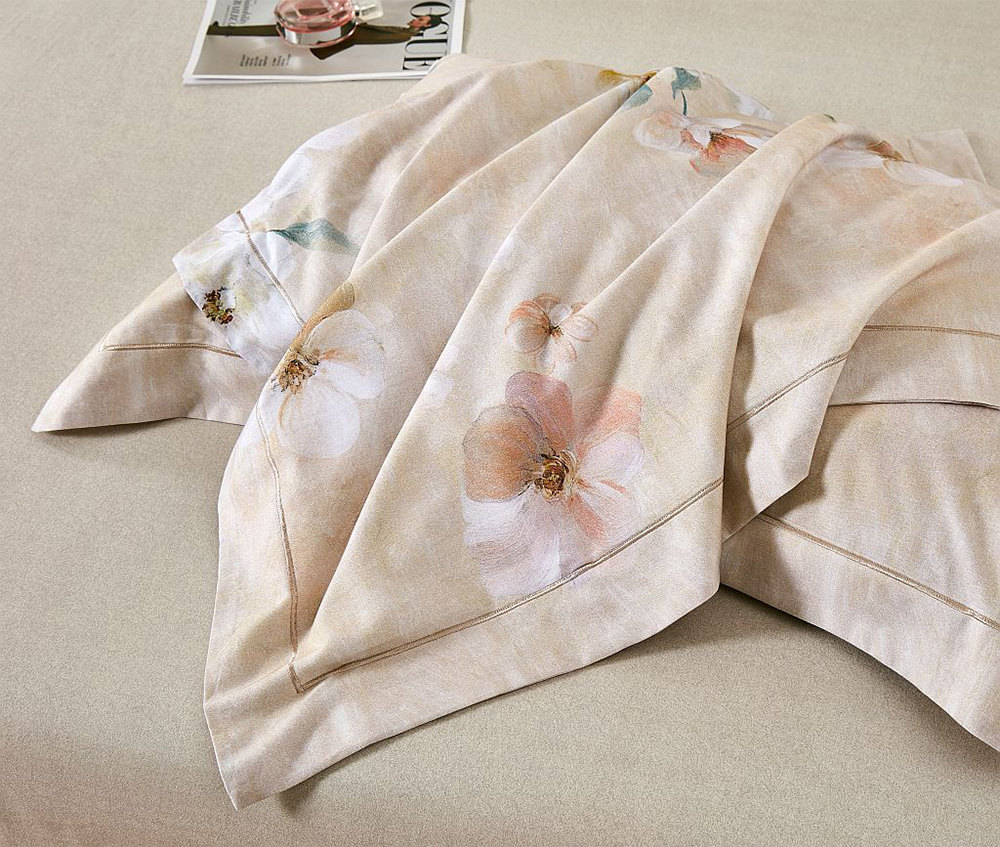 Постельное белье с одеялом Asabella 2280-OMP евро 200x220 фланель