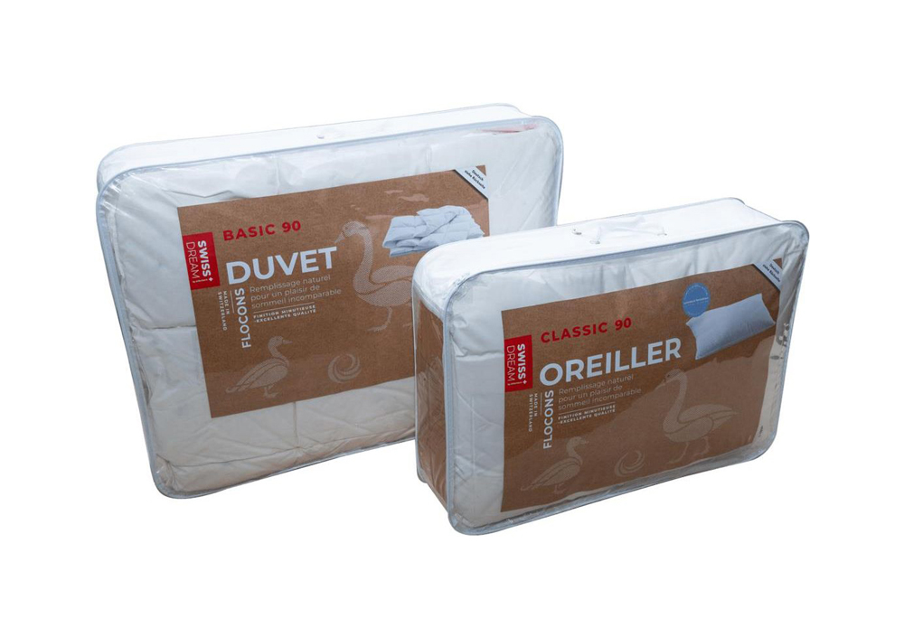 Одеяло пуховое Swiss Dream Caro CLC 90 200x220 легкое