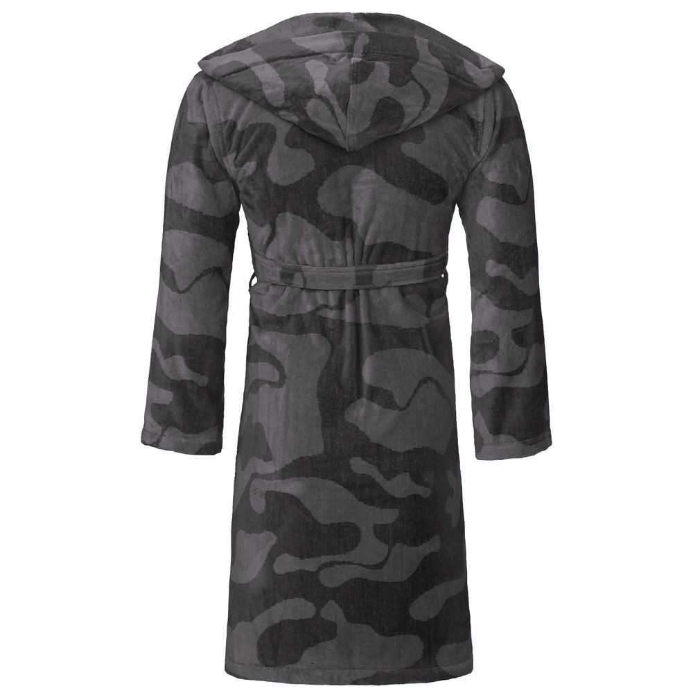 Халат велюровый мужской Vossen Domingo с капюшоном