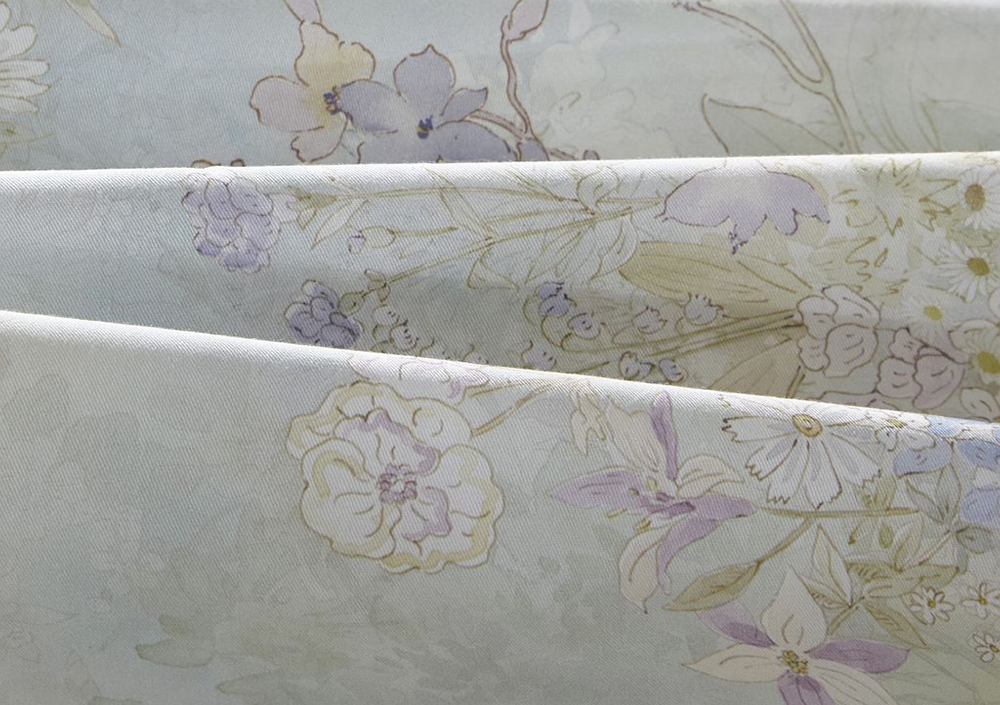 Постельное бельё Asabella 2344-6 евро 200x220 печатный сатин