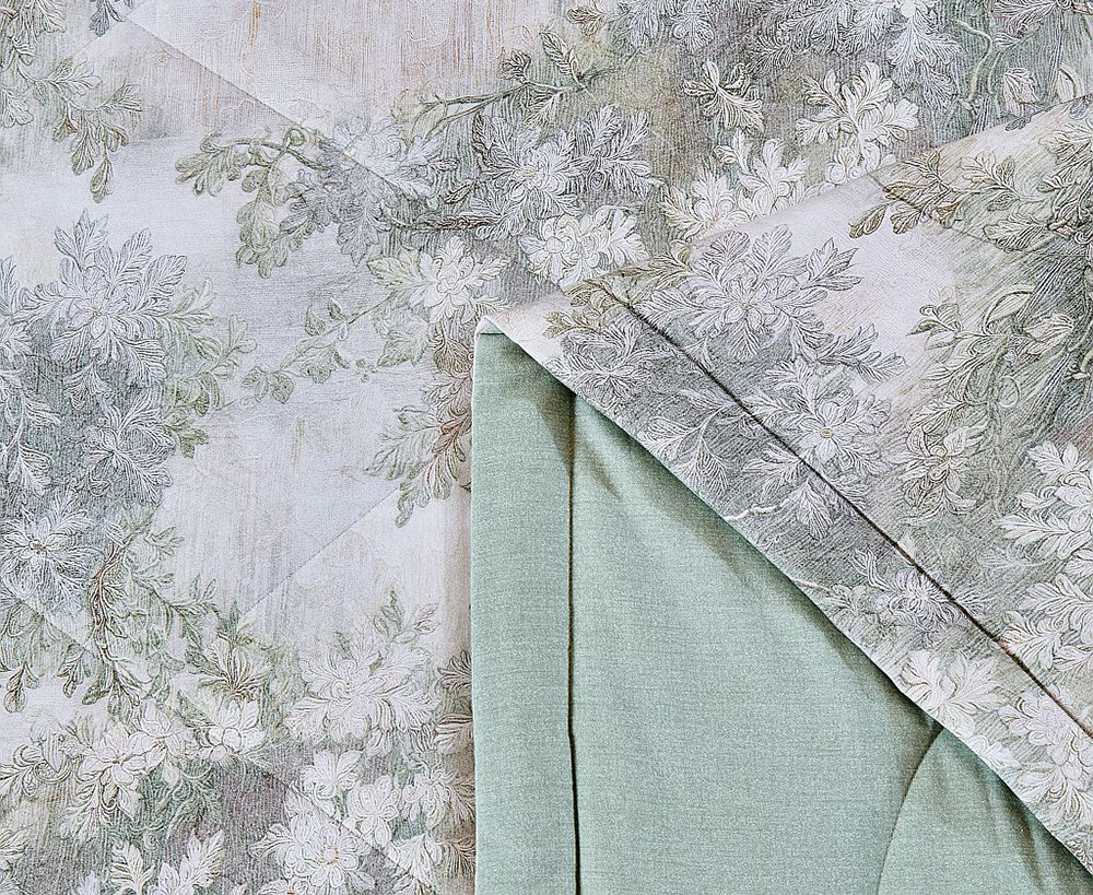 Постельное бельё с одеялом Asabella 2291-OSPS 1.5-спальное 160х220 фланель