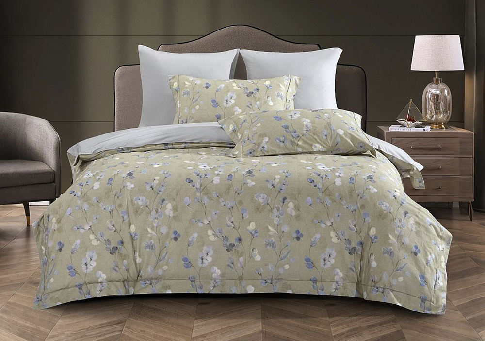 Постельное бельё с одеялом Asabella 2286-OSPS 1.5-спальное 160х220 фланель