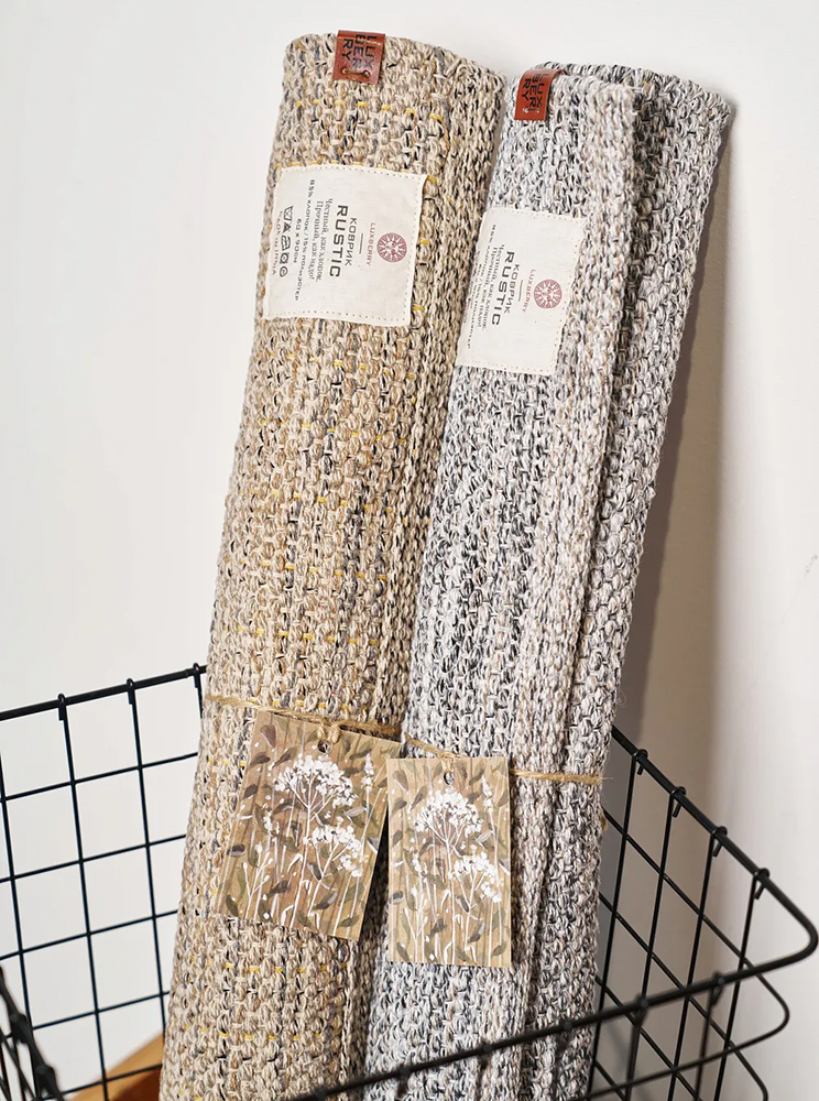 Коврик для ванной Luxberry Rustic Grey 65х90 хлопок