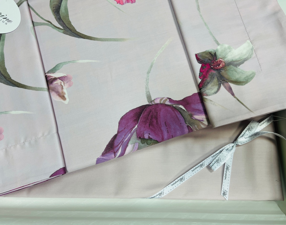 Постельное белье Blumarine Fleurette Ribes евро+ 200х240 мако-сатин
