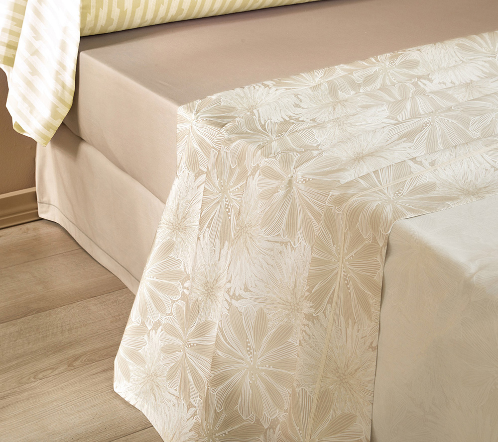 Постельное белье Blanc des Vosges Serenite Sable евро 200х220 перкаль