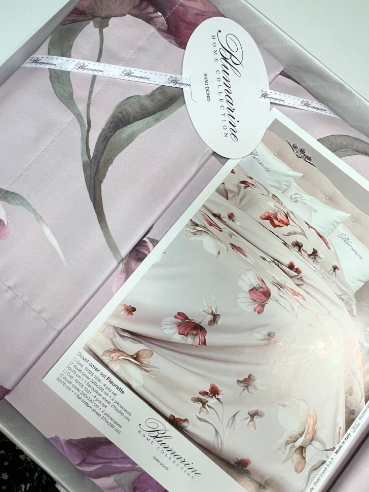 Постельное белье Blumarine Fleurette Ribes евро+ 200х240 мако-сатин