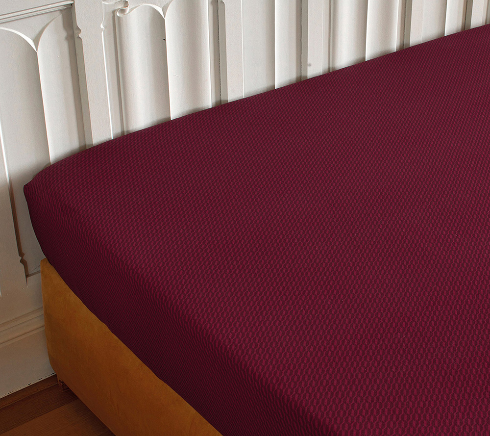 Постельное белье Blanc des Vosges Rhapsodie Grenat евро 200х220 хлопок сатин