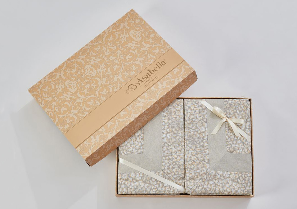 Постельное бельё Asabella 2189-6 евро 200x220 хлопок фланель