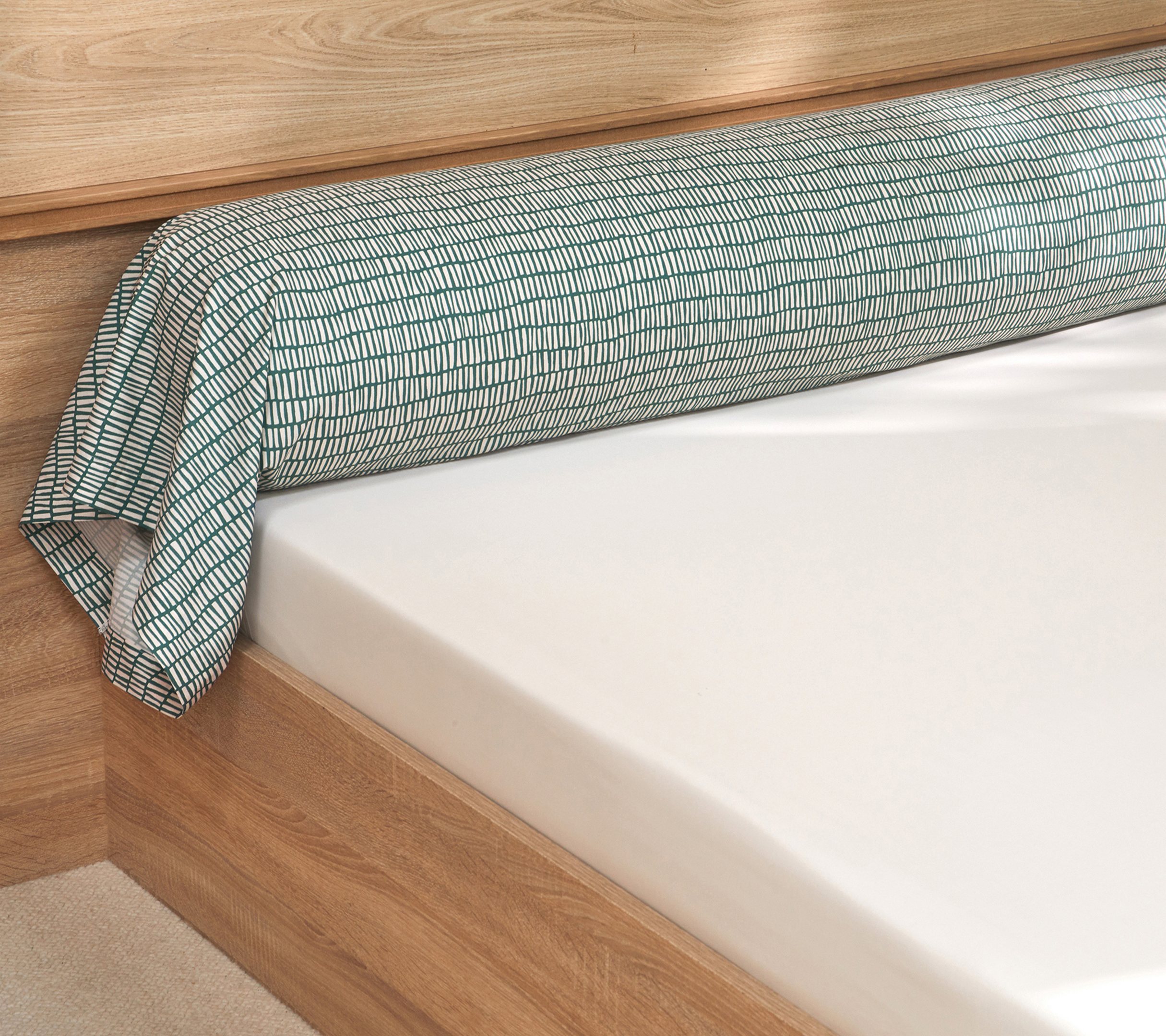 Постельное белье Blanc des Vosges Spring Azur 1.5 спальное 155х200 перкаль