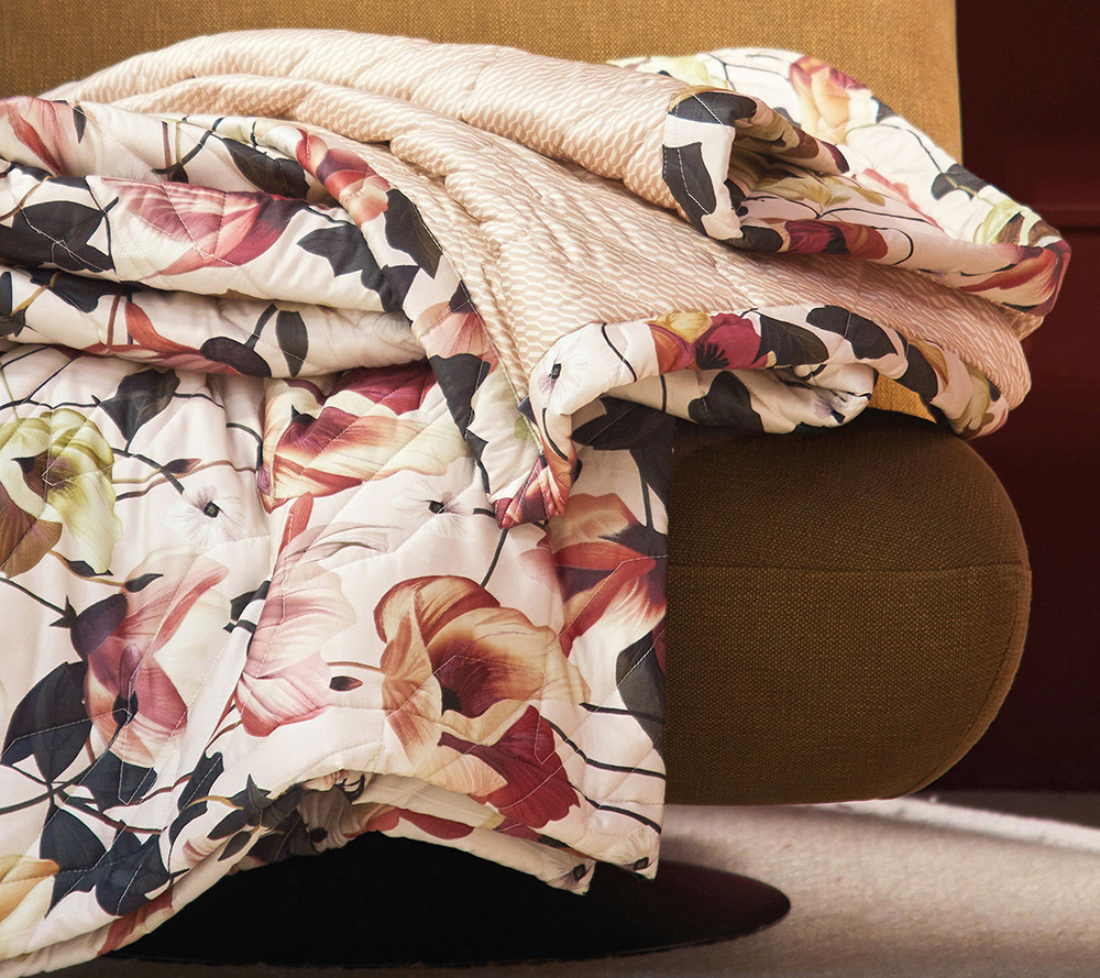 Постельное белье Blanc des Vosges Rhapsodie Aubepine евро 200х220 хлопок сатин