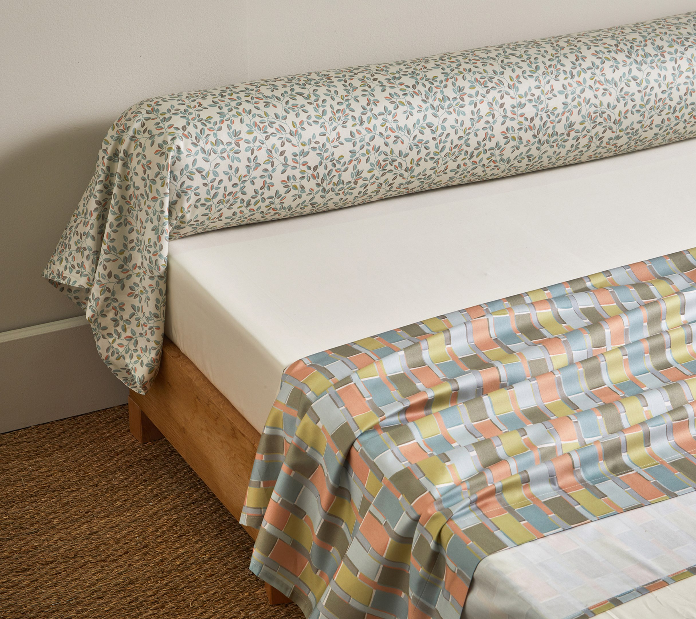 Постельное белье Blanc des Vosges Mix And Match 1.5 спальное 155х200 хлопок сатин