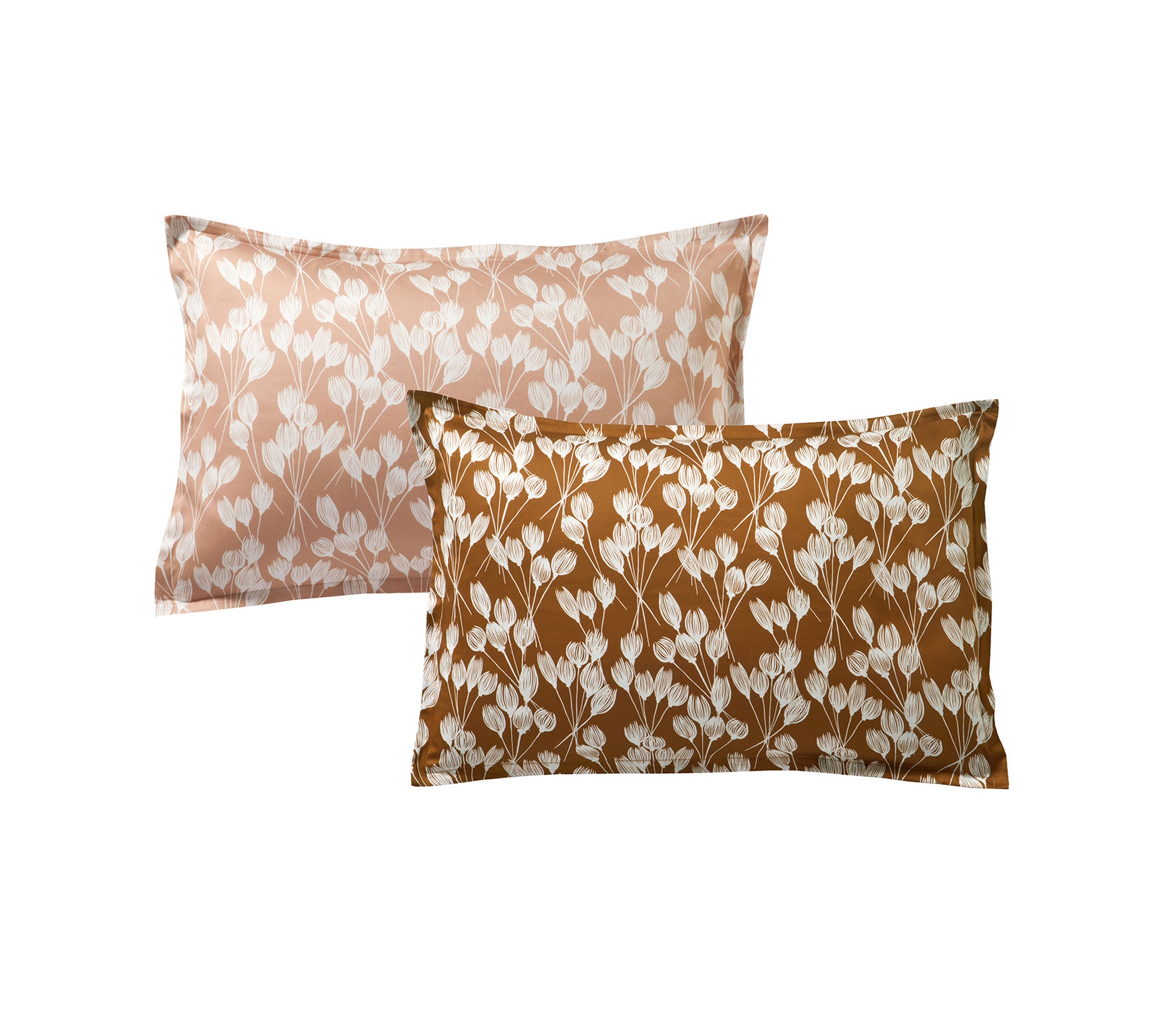 Постельное белье Blanc des Vosges Envolee Cuivre евро 200х220 хлопок сатин