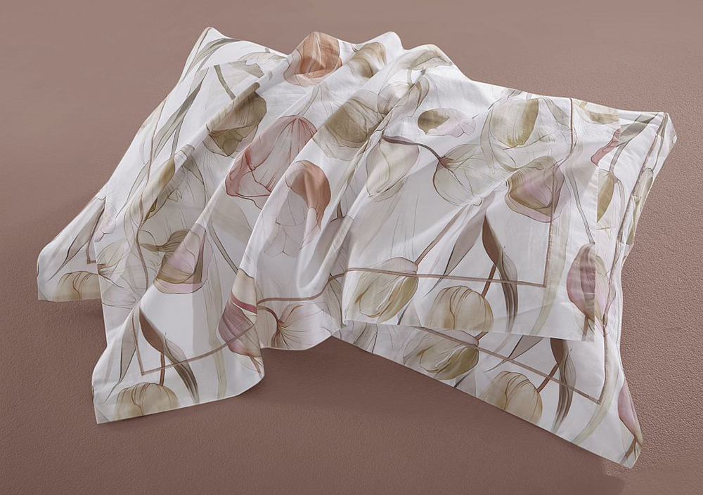 Постельное бельё Asabella 2346-6 евро 200x220 печатный сатин