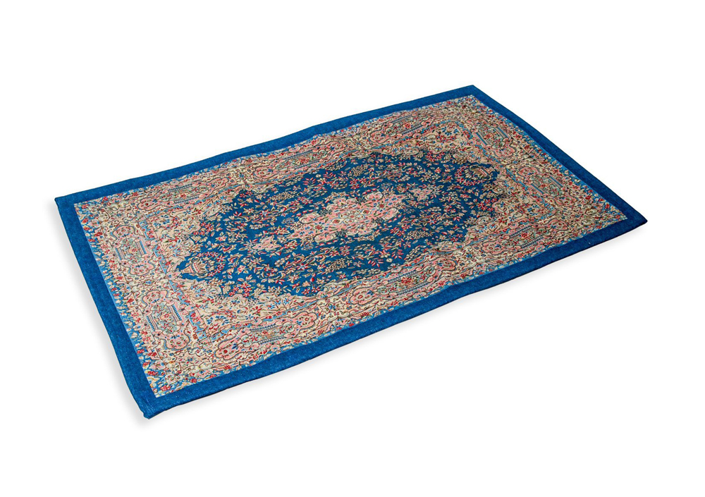Коврик Fini.Cop Oriente Kirman Azzurro 58х100 противоскользящий