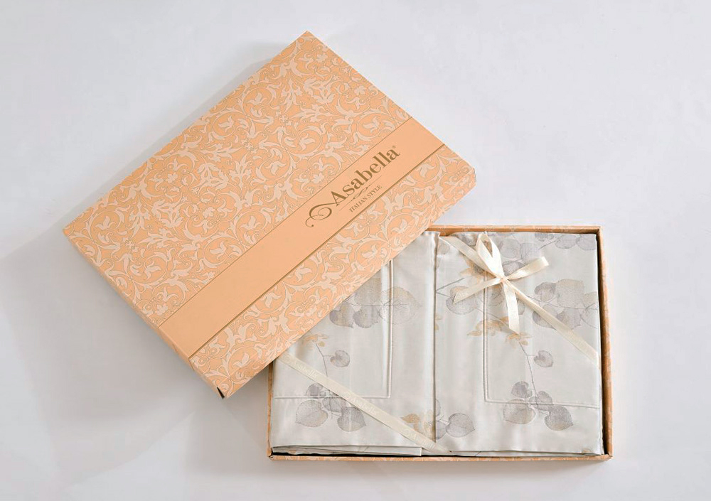 Постельное бельё Asabella 2241-7 семейное 2/160x220 сатин жаккард