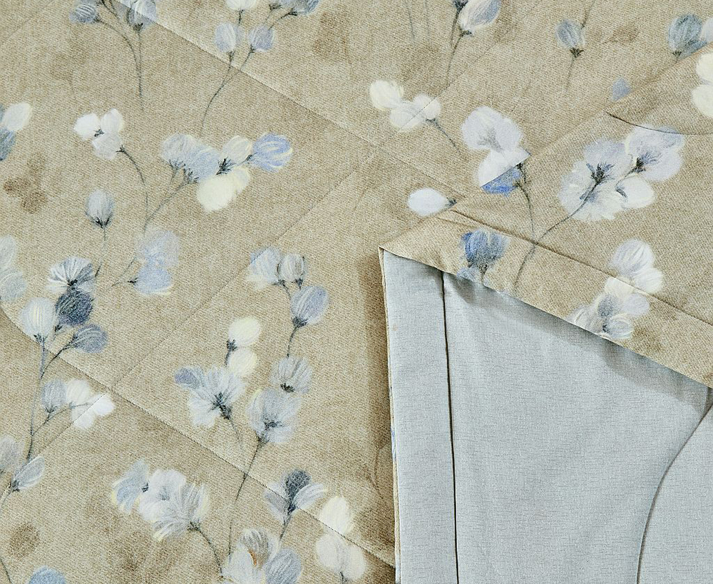 Постельное бельё с одеялом Asabella 2286-2OSP семейное 2/160х220 фланель