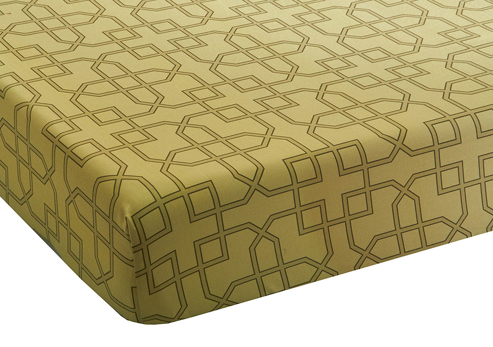 Постельное белье Blanc des Vosges Paradesia Ocre евро 200х220 хлопок сатин